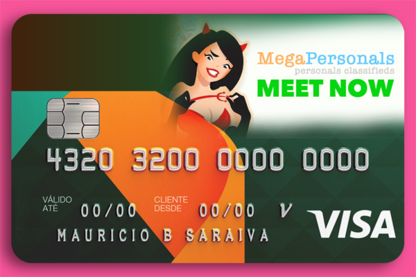 Megapersonals Visa Card